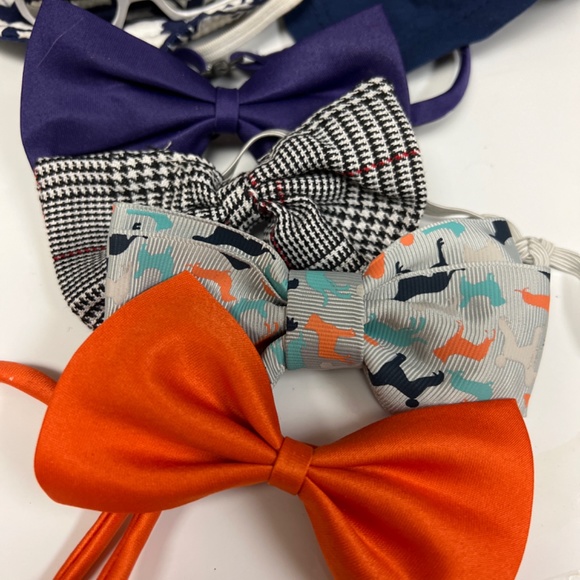 Bundle accessories bow ties,hat with shades and handkerchief - Picture 2 of 3